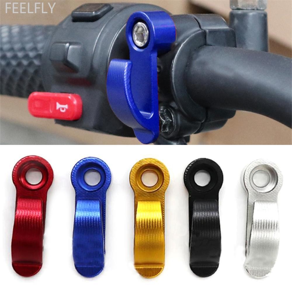 Feelfly CNC รถจักรยานยนต์ดัดแปลงปั๊มด้านบนตะขอด้านข้าง E-bike UQI U + B หมวกกันน็อคด้านข้าง Hook N1S