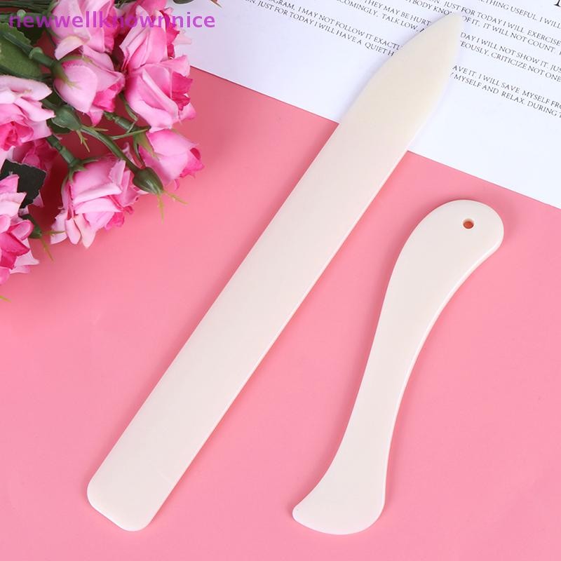 Newwellknownnice 2 ชิ้น Bone Folder Craft เครื่องมือหนังคะแนนพับ Creasing กระดาษอุปกรณ์เสริม TH