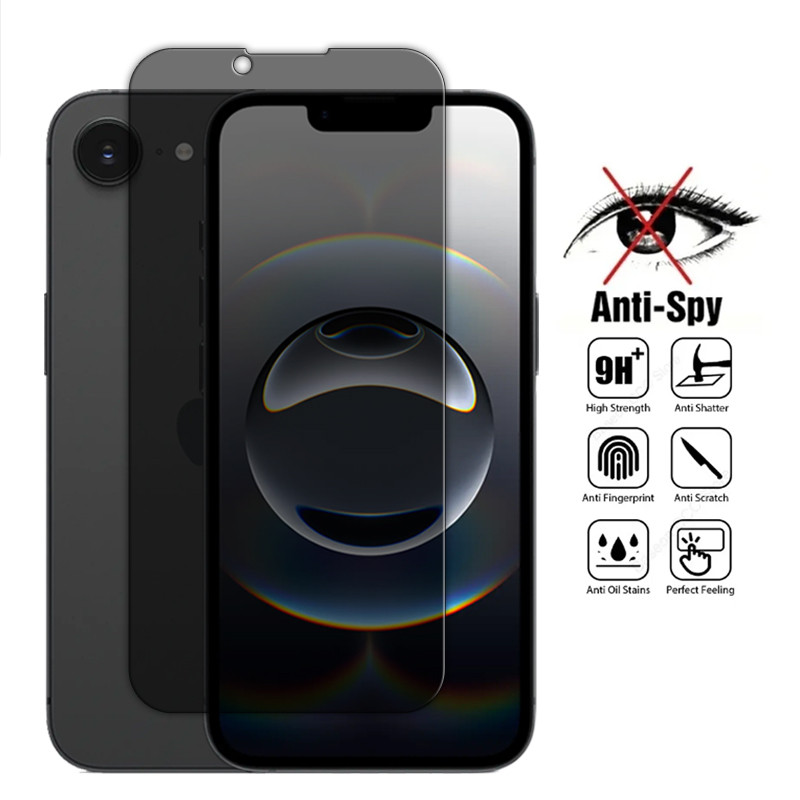 สําหรับiPhone 16EสําหรับApple iPhone 16E 16 15 Plus Pro Maxกระจกนิรภัย 6.1 นิ้วAnti-Spyความเป็นส่วนต