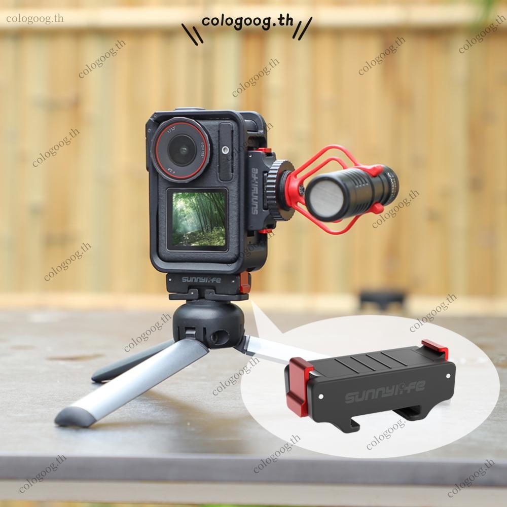 [colog.th] อะแดปเตอร์ขยายรองเท้าเย็นแบบปลดเร็วแม่เหล็กสําหรับ DJI Osmo Action 5 Pro/4/3