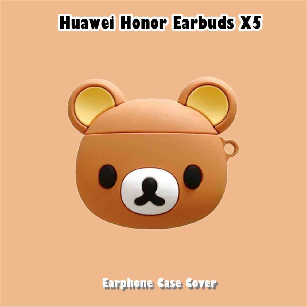 Trend FrontFor Huawei Honor Earbuds X5 Case Casing Soft Silicone Cartoon Cute Headphone Case NO.3