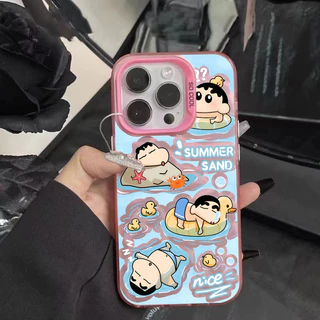 🌼SUN🌼แบรนด์แนวโน้ม ดูเดิลน่ารักจัง เคส ชินจัง iPhone17 16 15 11 14 16 13 12 Pro Max 7 8 15 14 Plus 7Plus XR X XS Max เคส