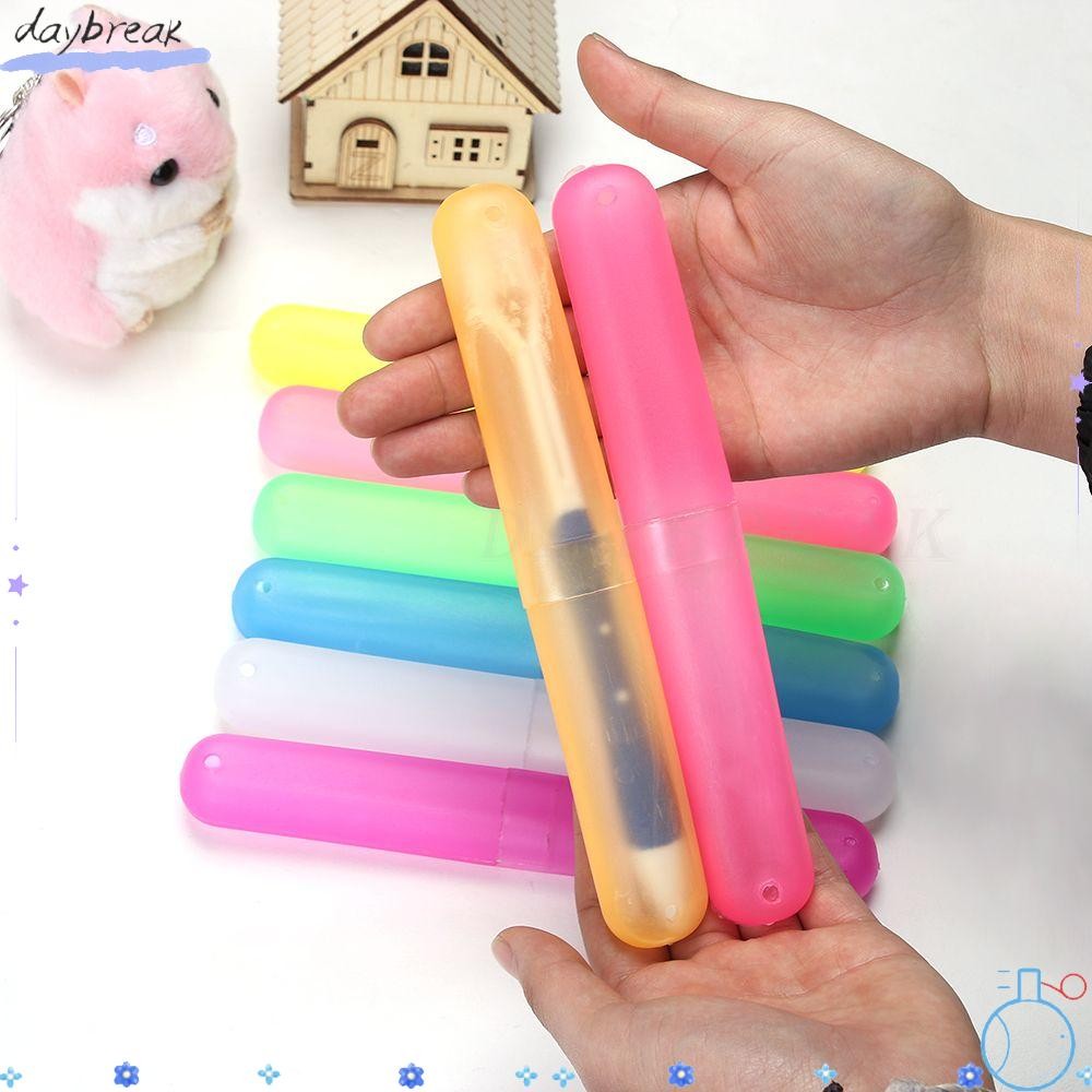 เดย์เบรียก ผู้ถือแปรงสีฟันตะเกียบแบบพกพากล่องดินสอเดินป่าตั้งแคมป์