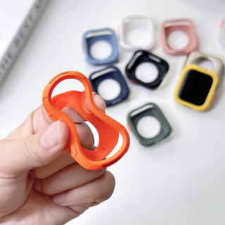 กันชนซิลิโคนนุ่ม สําหรับ Apple Watch 10/9/8/7/6/SE/5 กันตกด้าน รองรับ 40/41/42/44/45/46 มม. รุ่นที่รองรับ