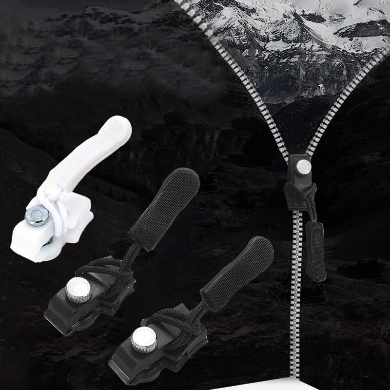 YUNYUAN ซิปซ่อมที่ถอดออกได้กระเป๋าแจ็คเก็ตเสื้อผ้ารองเท้ารองเท้าบ้านเครื่องมือฟรีเปลี่ยนซิปล็อคหัวซิป