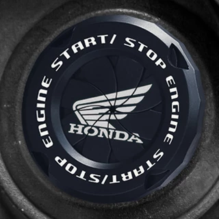 รถ Moto เครื่องยนต์เริ่มหยุดปุ่มฝาครอบสวิทช์จุดระเบิดใบมีด-ประเภท Rotatable ป้องกันหมวกตกแต่งภายในตกแต่งสําหรับ Honda yaenith