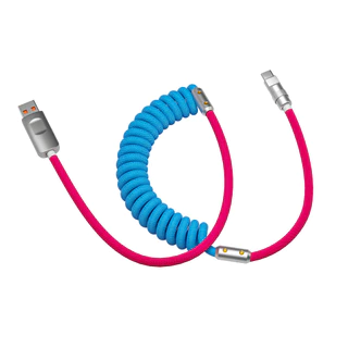 120w 6A สายชาร์จเร็วสุดสูงสุด 2m ไนลอนถักฤดูใบไม้ผลิ Type-C สายเคเบิลชาร์จเร็วโทรศัพท์มือถือสาย