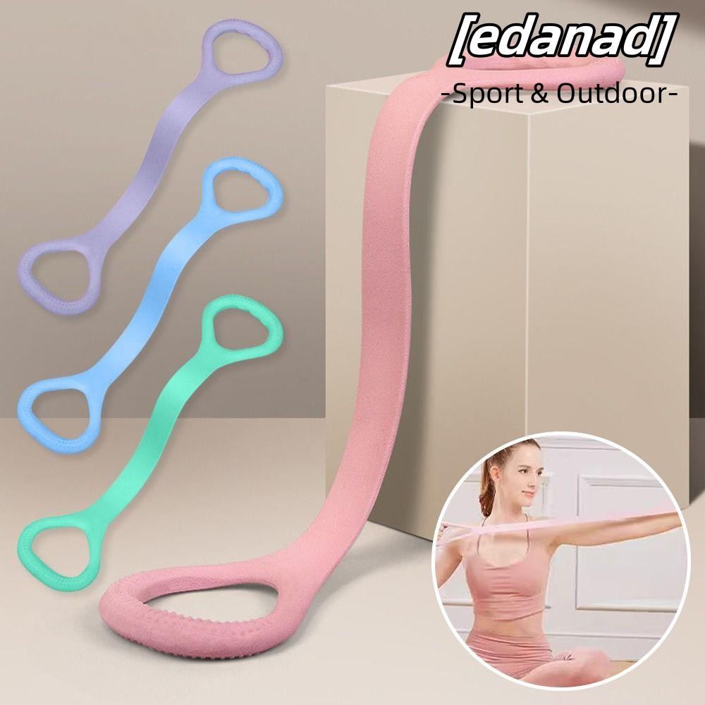 Edanad 1 ชิ้นความตึงเครียดเชือก, Home Gym อุปกรณ์ฟิตเนสวงยืดหยุ่น,ไหล่เปิดโยคะความต้านทาน Band 8 รูปร่างหน้าอก Expander