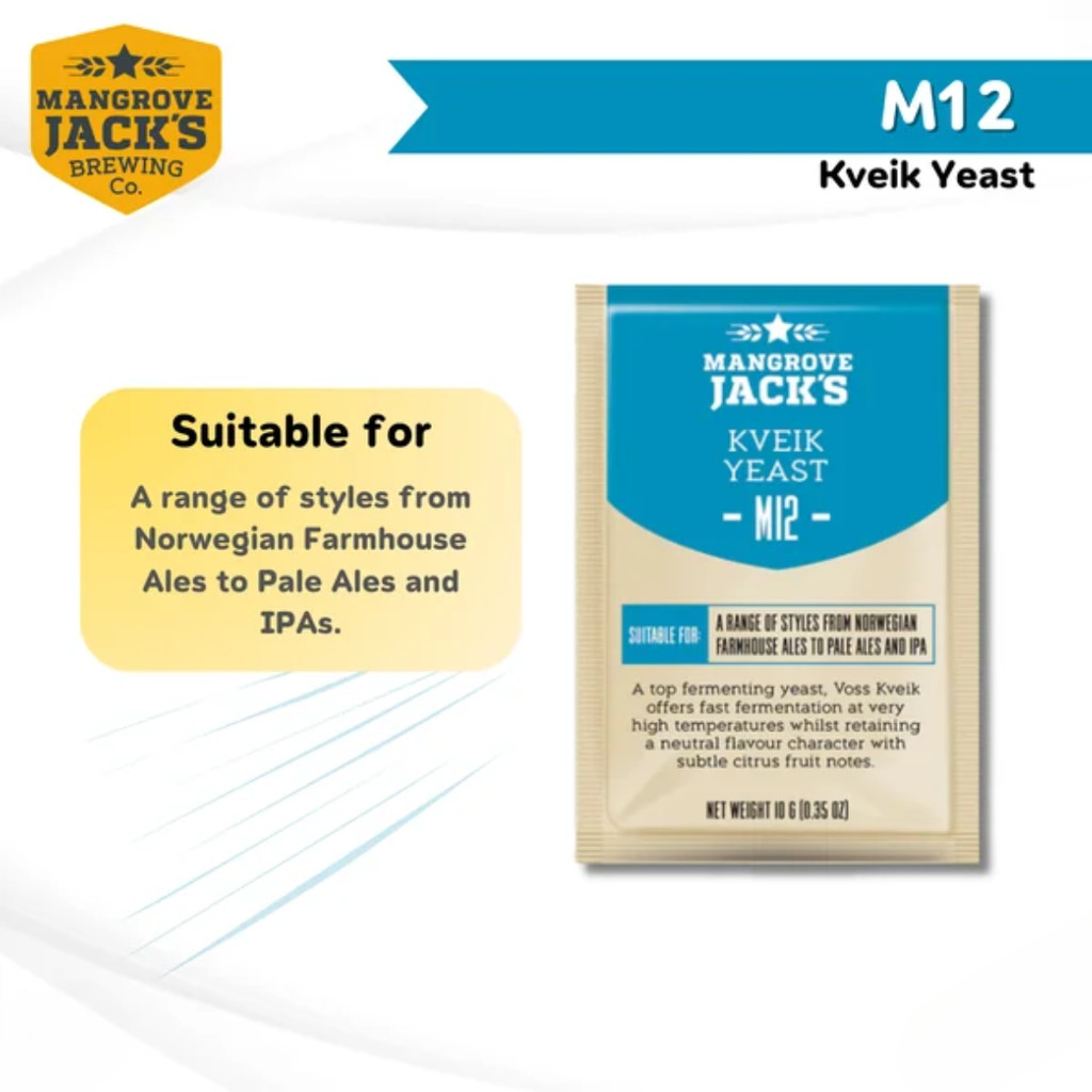 Mangrove Jack's M12 Kveik Yeast (ยีสต์) 10g
