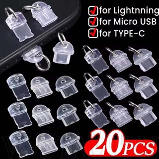 Slxc-5/10/20pcs Anti-Dust Plug-สําหรับType-C Micro-USB iOS-พ…