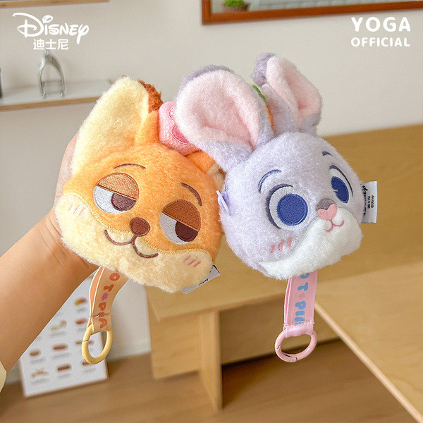 care bear care bears ของแท้ Disney Crazy Animal City Judy Nick Plush กระเป๋าใส่เหรียญจี้น่ารักการ์ตู