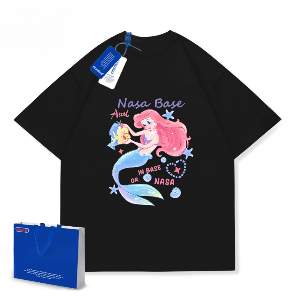 ทีเชิ้ตแขนสั้นสำหรับเด็ก ลายพิมพ์น่ารัก ผ้าฝ้าย สไตล์เกาหลี เหมาะสำหรับเด็กผู้หญิง - รูปที่ 2