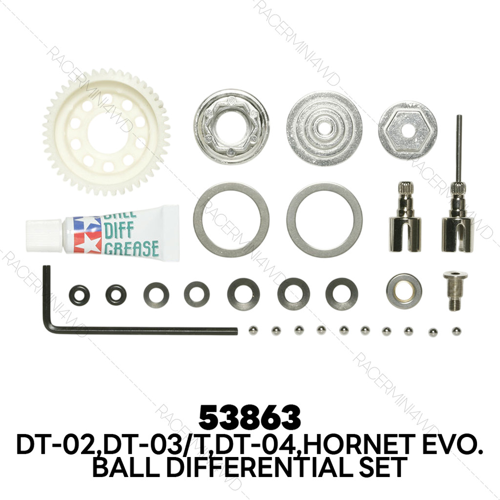 TAMIYA 53863 DT-02/DT-03/DT-04/Hornet EVO. Ball Differential Set