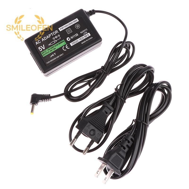 [Smileofen] Eu/us Plug Charger Power Supply อะแดปเตอร์ AC สายชาร์จสําหรับ PlayStation PSVITA PS Vita