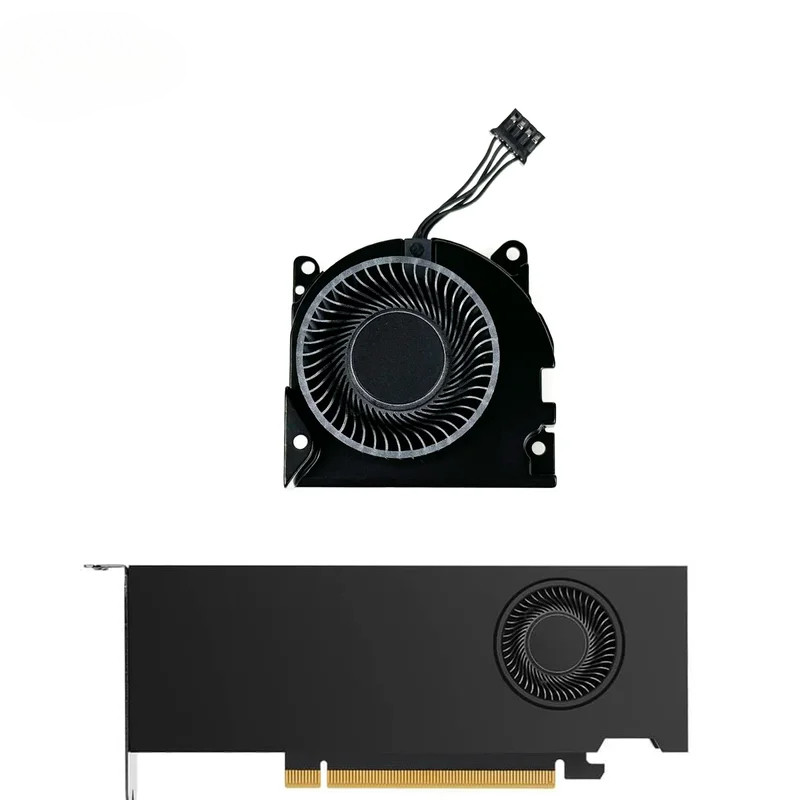 BAPC0420R2U001 RTX A2000 กราฟิกการ์ดพัดลมระบายความร้อนสําหรับ PNY NVIDIA Quadro RTX A2000 6GB 12GB C