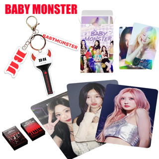 55/60 ชิ้นแฟลชการ์ด BABYMONSTER Photocard Holographic LOMO ก…