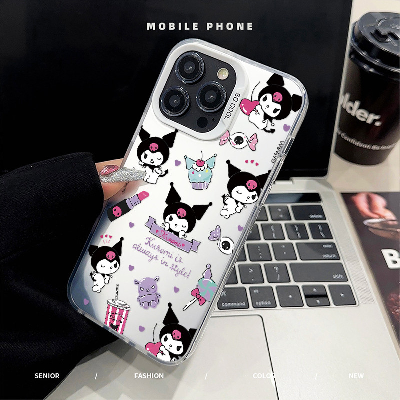 พร้อมสง เคสไอโฟน16 ลายคุโลมีเต็มจอ เคสแฟชั่น case for รูปที่ 3