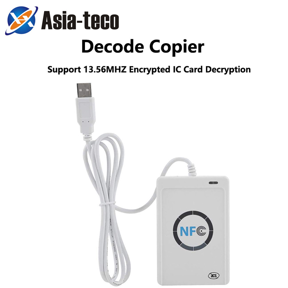 Asia Teco 13.56MHz M1 เครื่องอ่านการ์ด Writer rfid เครื่องถ่ายเอกสาร Duplicator NFC RFID เครื่องอ่าน