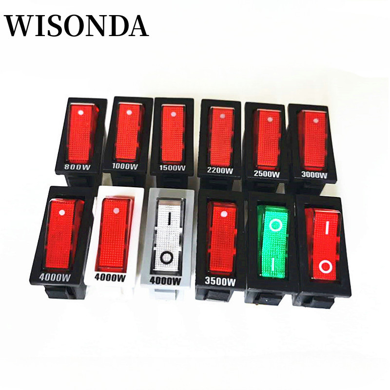 สวิตช์โยกเปิดปิด KCD3 อเนกประสงค์ 800W 1000W 2000W 3000W 4000W 3500W 16A 2Pin 3pin 29*11 มม. 1 ชิ้น – โปรปัง