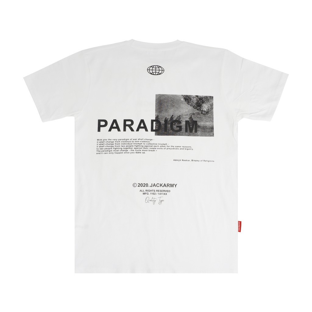 Jackarmy - เสื้อยืด Paradigm Combed24s/