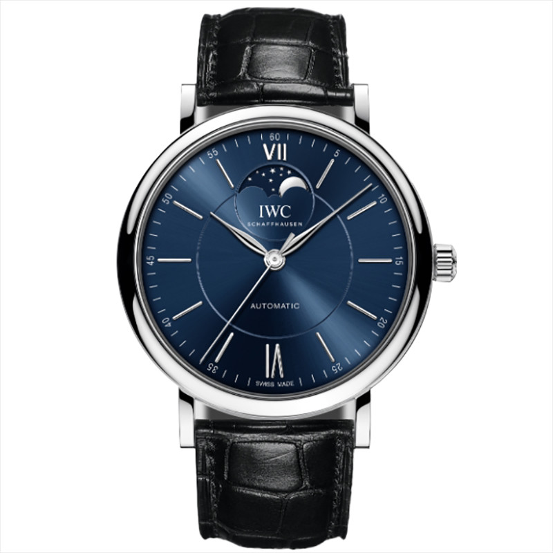 Iwc ครบชุด IWC IW Phino Series Moon Phase Display Automatic Mechanical Watch Men IW459402