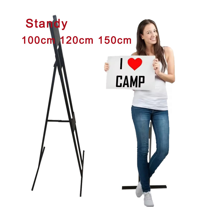 Standy ขาตั้งป้าย ฟิวเจอร์บอร์ด ขาเหล็กตั้งป้าย ขาตั้งป้ายพีพีบอร์ด ขาตั้งKT 40x100CM 50*150cm 40*100cm
