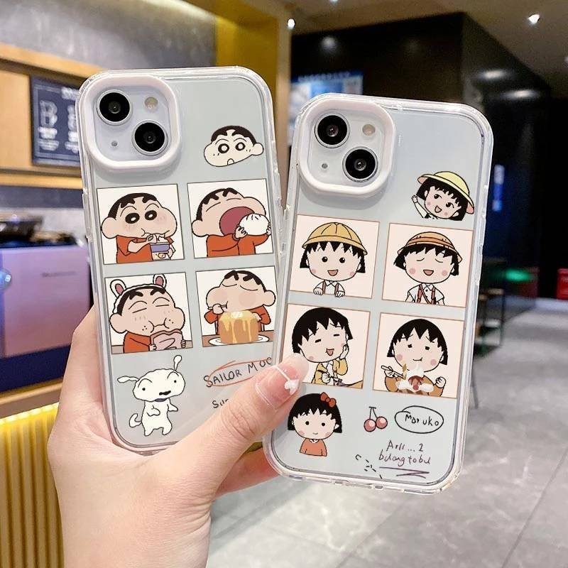 GOOD ส่งจากไทย 3 In 1 เคสโทรศัพท์มือถือนิ่ม กันกระแทก สําหรับ iPhone 14 13 12 11 Promax 7 8 Plus X XR XSMax SE#748