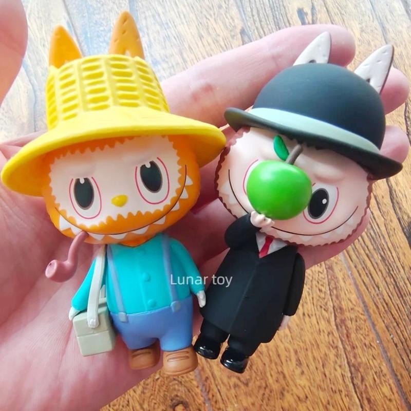 [ของแท้] POPMART Labubu ART Gallery กล่องปริศนา ของเล่น สร้างสรรค์ น่ารัก คู่รัก ของขวัญวันเกิด