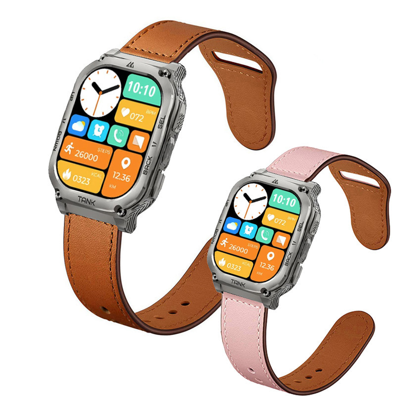 สายนาฬิกาข้อมือ สายหนังนิ่ม แบบเปลี่ยน สําหรับ KOSPET TANK M3 Ultra Smart Watch