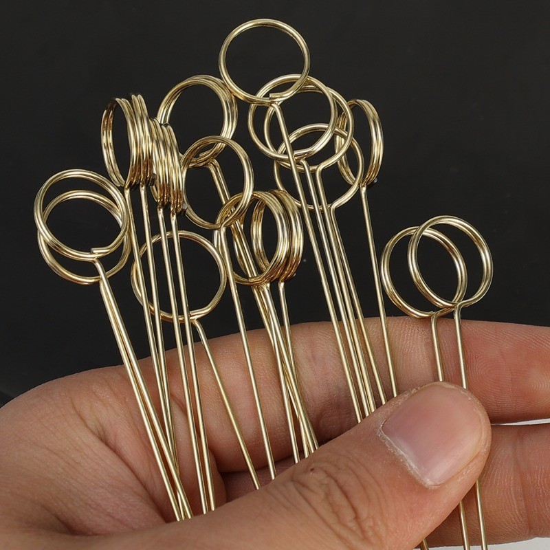 20 ชิ้น ทรงกลม หัวใจ DIY ที่ใส่บัตร โปสการ์ด โลหะ คลิปอวยพร ข้อความ ดอกไม้ การ์ด ขาตั้งตกแต่ง - รูปที่ 7