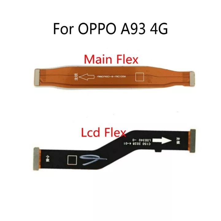 Haq3 & หลักเมนบอร์ดเชื่อมต่อ Lcd Flex Cable สําหรับ Oppo A93 4G อะไหล่และ