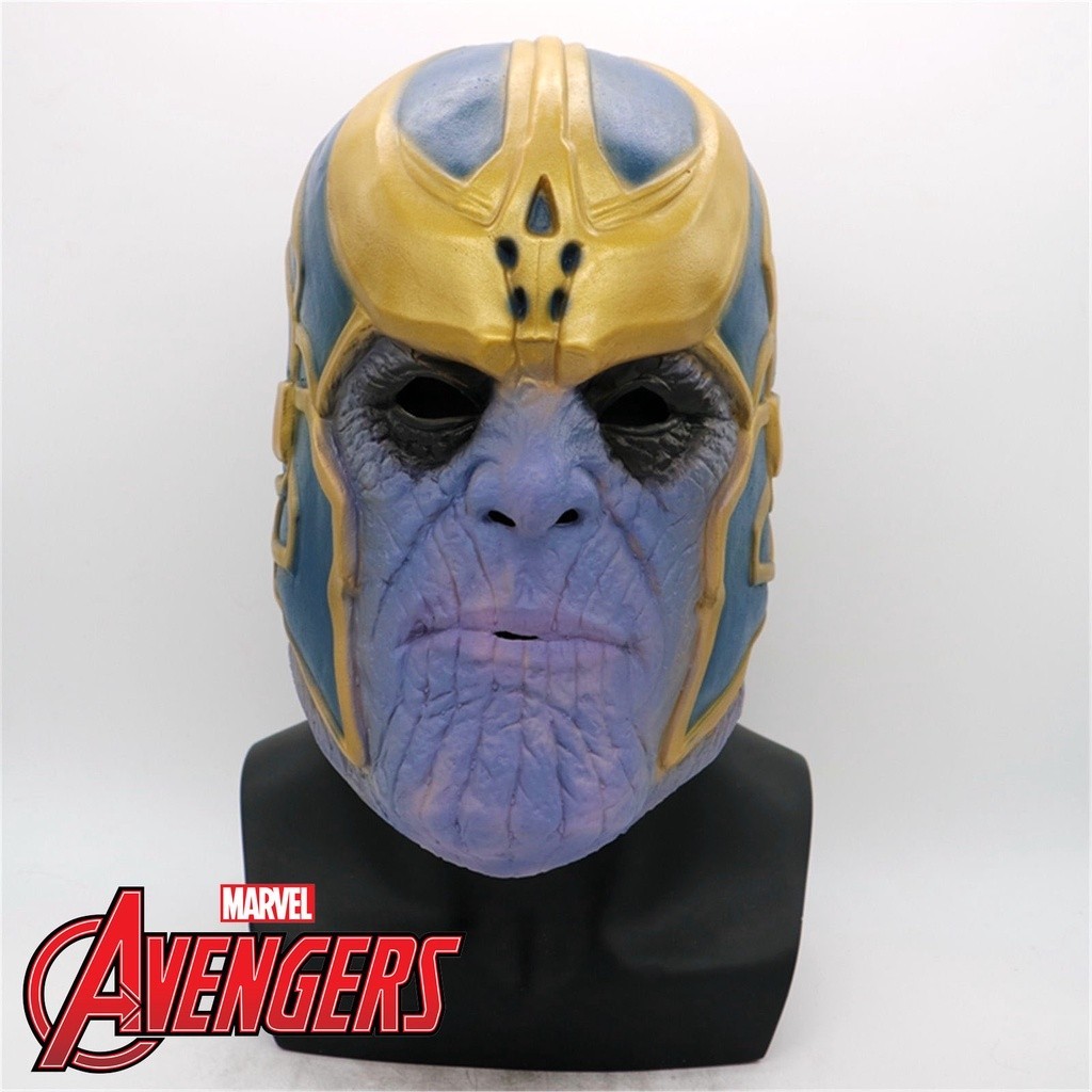 พร้อมส่ง  หน้ากาก Mask Avengers อเวนเจอร์ส Thanos ทานอส Emulsion อิมัลชัน น้ำยางธรรมชาติ Party Cospl