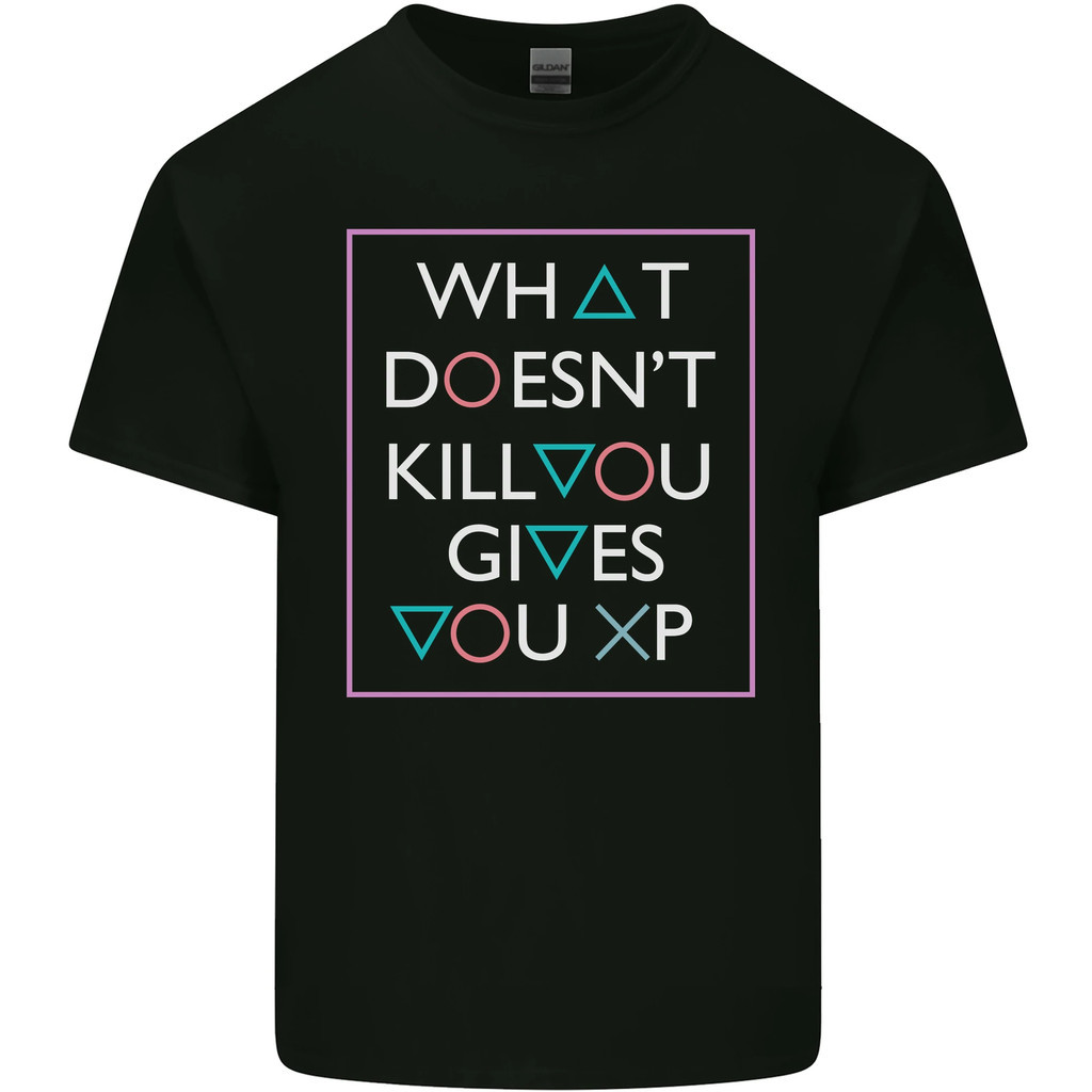 Xp Gamer Gaming Arcade เกม Rpg Mens Cotton T-Shirt Tee Top