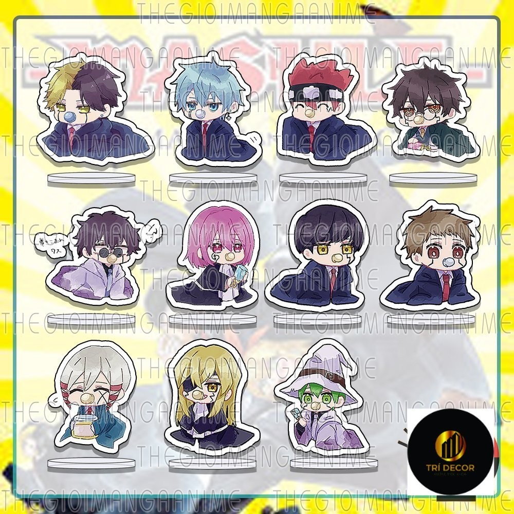 (3ซม.) standee รุ่น MASHLE: MAGIC AND MUSCLES ver BABY COVER micha อะคริลิคอะนิเมะ chibi งานมุมตกแต่ง