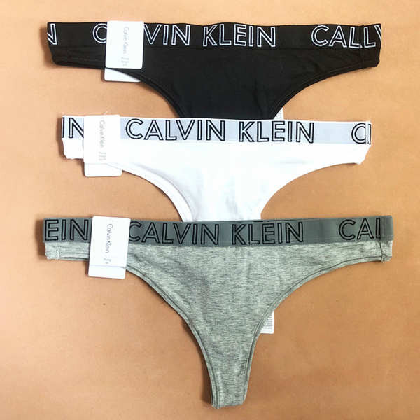 กางเกงใน กางเกงใน ck ของแท้ Calvin Klein Spot CK โลโก้ผู้หญิงผ้าฝ้ายสบายระบายอากาศเซ็กซี่กางเกงชั้นใน 3636