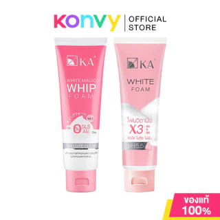 KA Foam เคเอ โฟมล้างหน้า 100g (White/White Magic Whip)