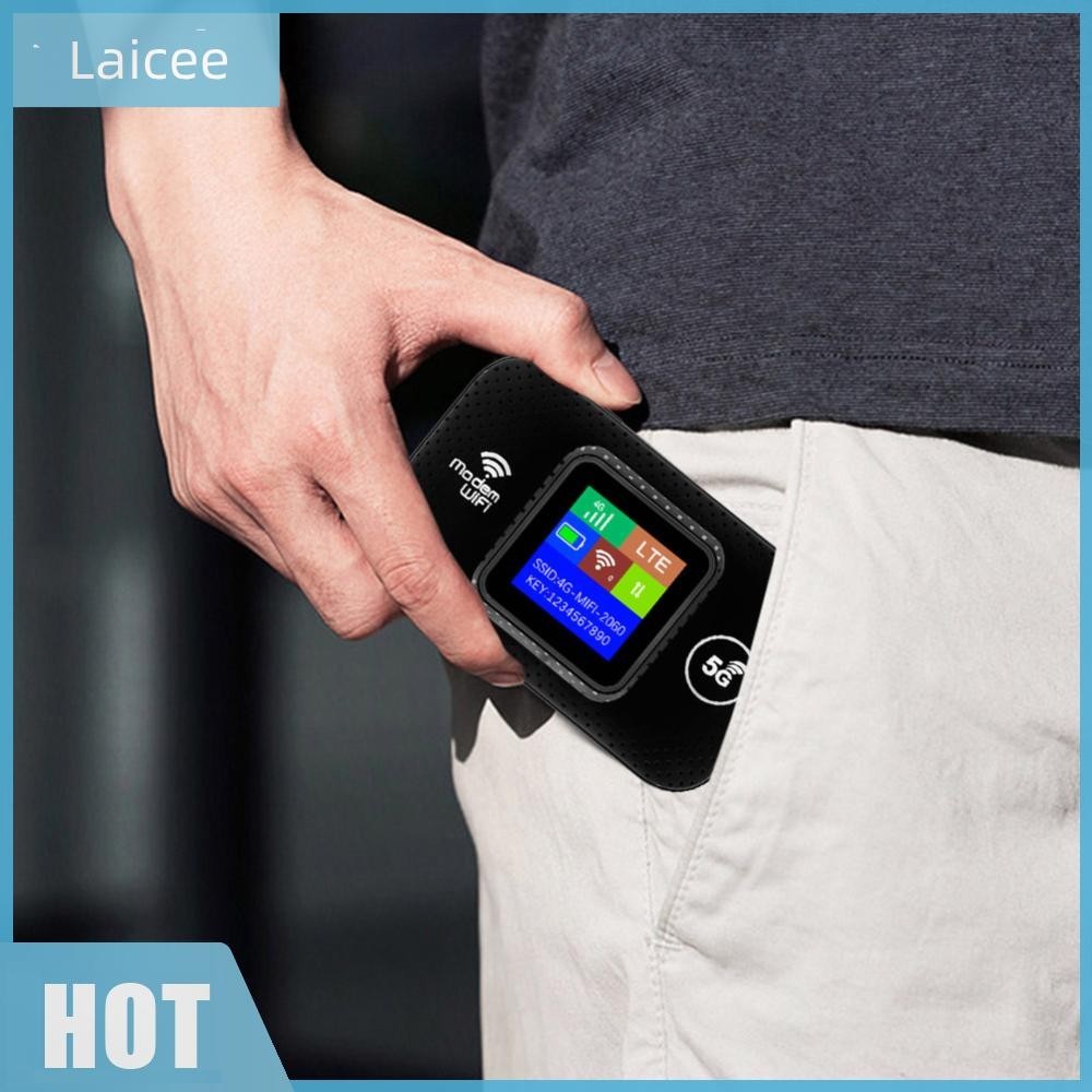 [Laiicee.th ] 4g LTE Wireless Pocket WiFi Router &amp; SIM Card Slot Mobile WiFi Hotspot สําหรับรถยนต ์