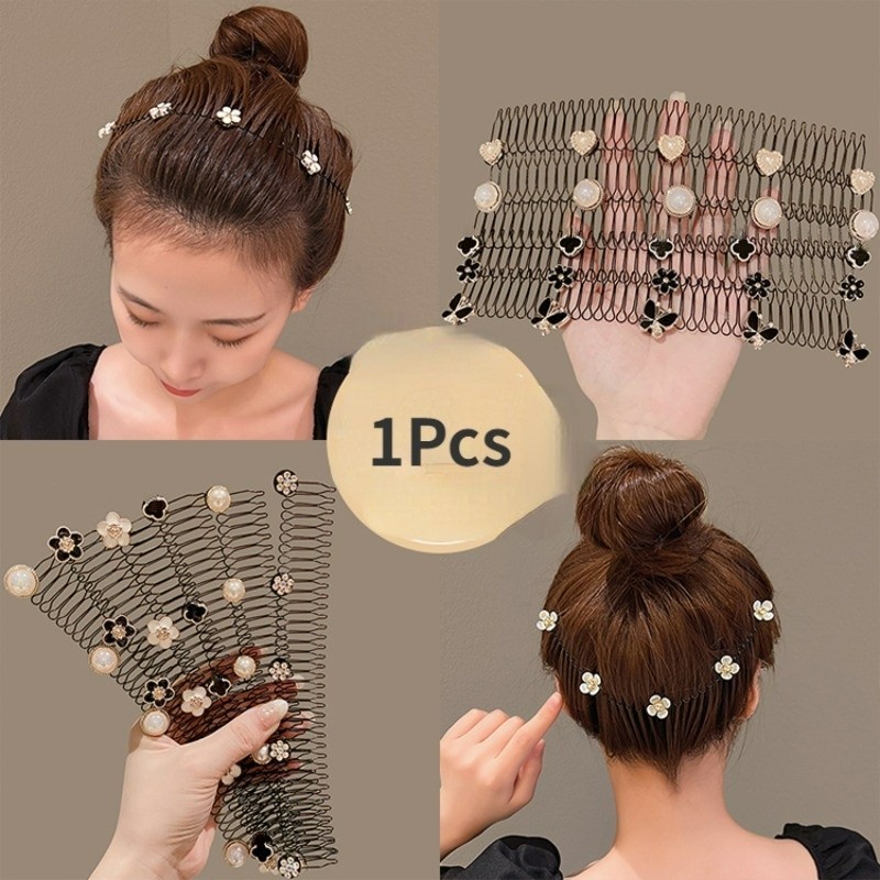 ใหม ่ สไตล ์ ยาวทรงผมแถบคาดศีรษะหวีที ่ มองไม ่ เห ็ น Headwear อุปกรณ ์ เสริมผม