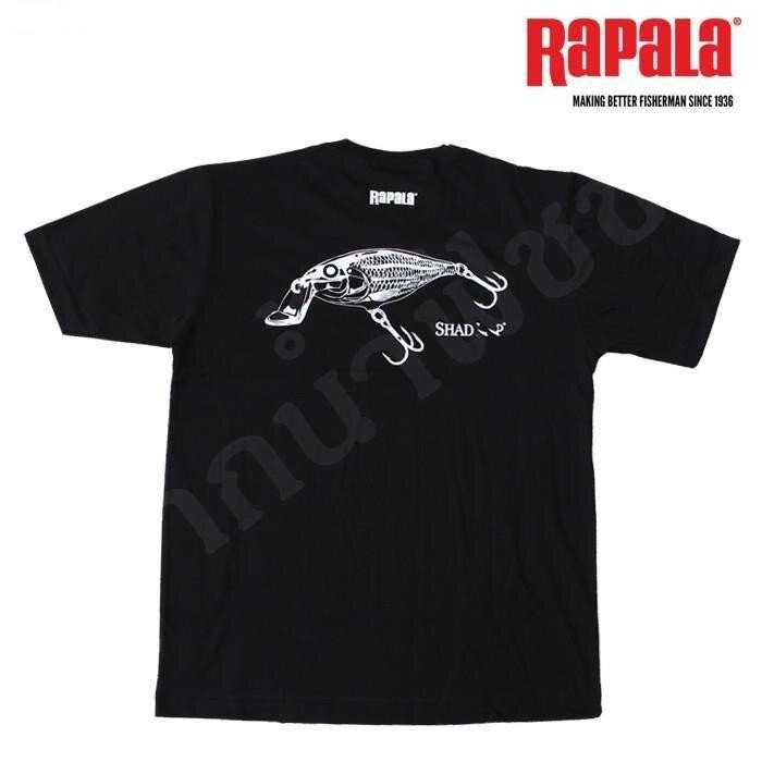 🔥HOT การออกแบบเดิมค่าสัมบูรณ์พร้อมส่งเสื้อยืดนักตกปลา RAPALA แขนสั้นถูกสุดๆ s-5xl oversize