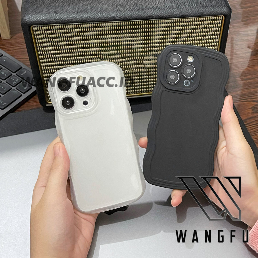 WF CASE WAVY สําหรับ REALME 10 9 PRO 9 PRO PLUS 8i 5 5 PRO C35 C33 C31 C30 C33 C12 C15 C25 C25S C20 