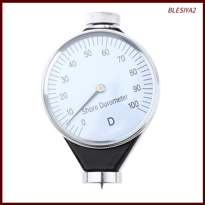 [Blesiya2 ] เครื ่ องวัดความแข ็ ง Durometer Dial Single Pointer Hardness Meter 0-100°