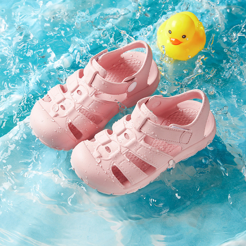 Cheerful Mario Velcro Sandal เด็ก ชมพู ตีนตุ๊กแก รองเท้ารัดส้นเด็กผู้หญิง ฤดูร้อน แฟชั่น รองเท้าเตะเด็กผู้หญิง
