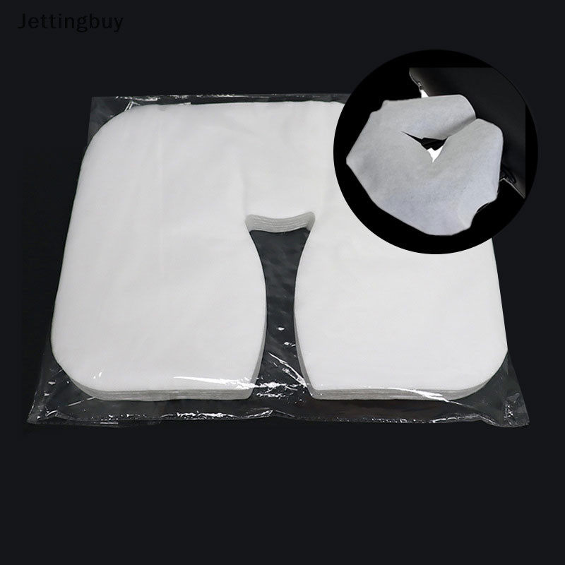 [Jettingbuy ] กระดาษหมอนรองศีรษะแบบไม ่ ทอแบบใช ้ แล ้ วทิ ้ ง Beauty Spa Salon ผ ้ าคลุมโต ๊ ะเตียงสต ็ อกใหม ่
