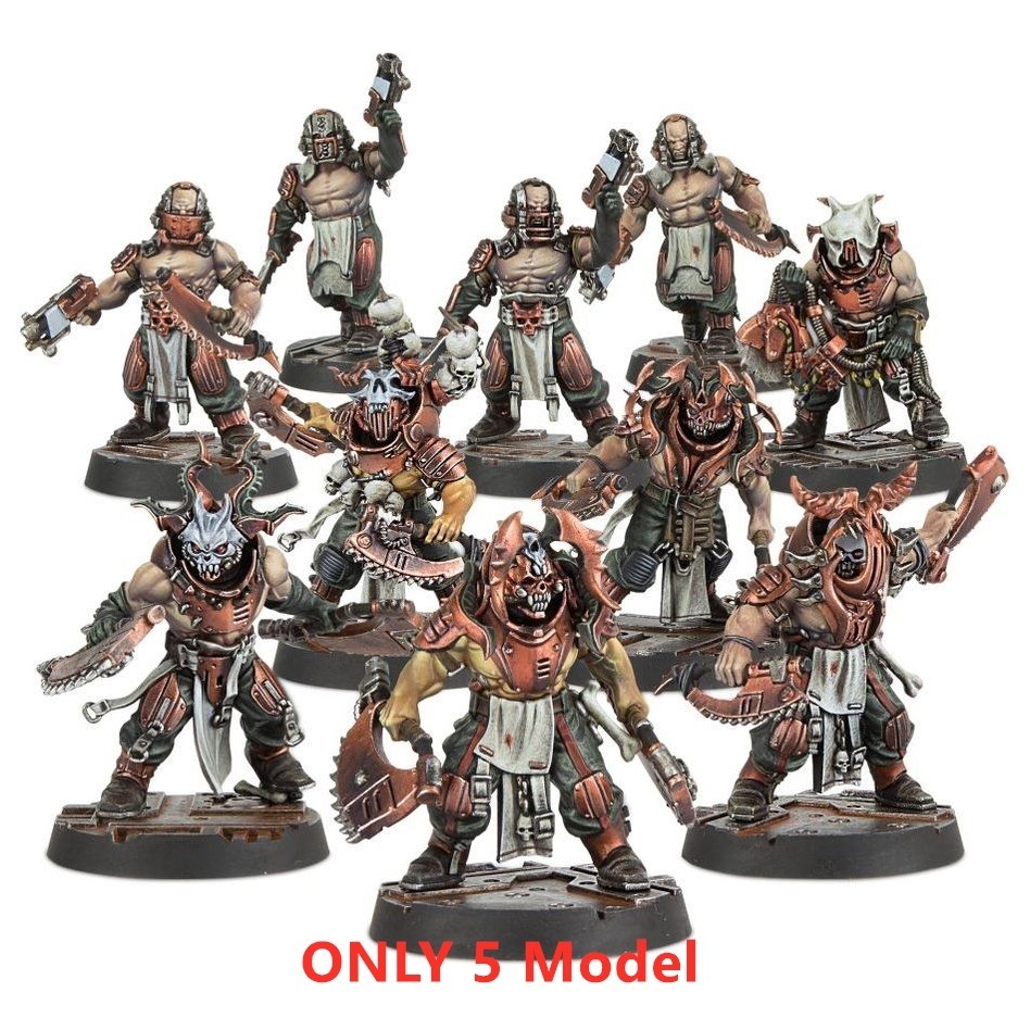 E515 CORPSE GRINDER CULT THE CULT OF THE PRIMAL CUT ONLY 5 Model Resin Miniatures Model Plate