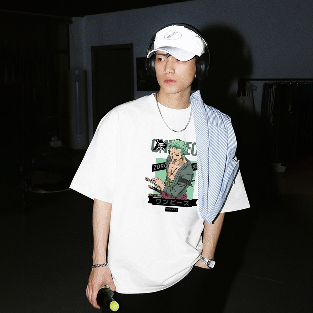 You-T [ส่งจากไทย] เสื้อยืดวันพีช เสื้อยืดผู้ชาย oversize สไตล์ลำลอง ผ้าcotton 100% ลาย"One Piece02"