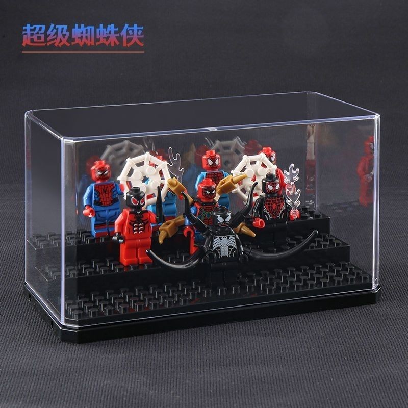ใช ้ งานร ่ วมกับ Lego Figures Shadow Spider-Man Miles Building Blocks Marvel Avengers ของเล ่ น 3-12 ปี 09NR