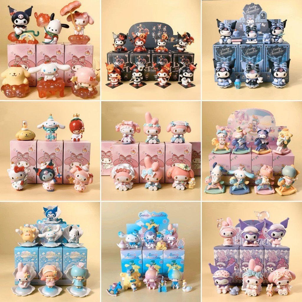 💜พร้อมส่ง🎁Sanrio Kuromiกล่องสุ่ม โมเดล (ราคา1กล่อง/1ตัว) โมเดล แบบสุ่ม ถูกสุด โมเดลของสะสม ตุ๊กตาน่ารัก ของขวัญ