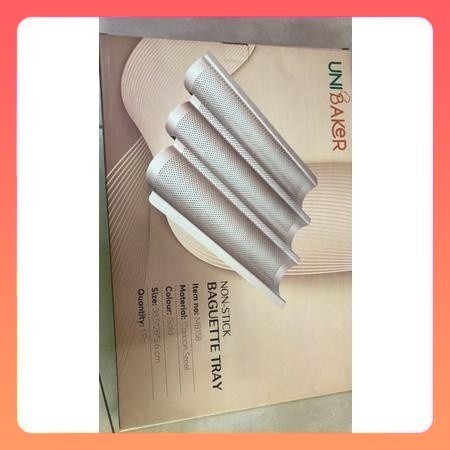 3-GROVE BREAD MOLD 38.5x28x3.6 - Trang Minh Mart