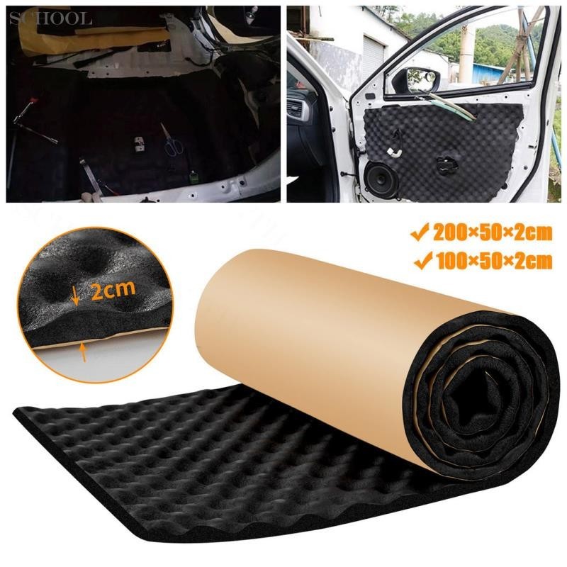 รถ Sound Deadening Studio Acoustic Absorption Deadener โฟมรถ Heatproof Soundproof ฉนวนกันเสียงผ ้ าฝ ้ าย