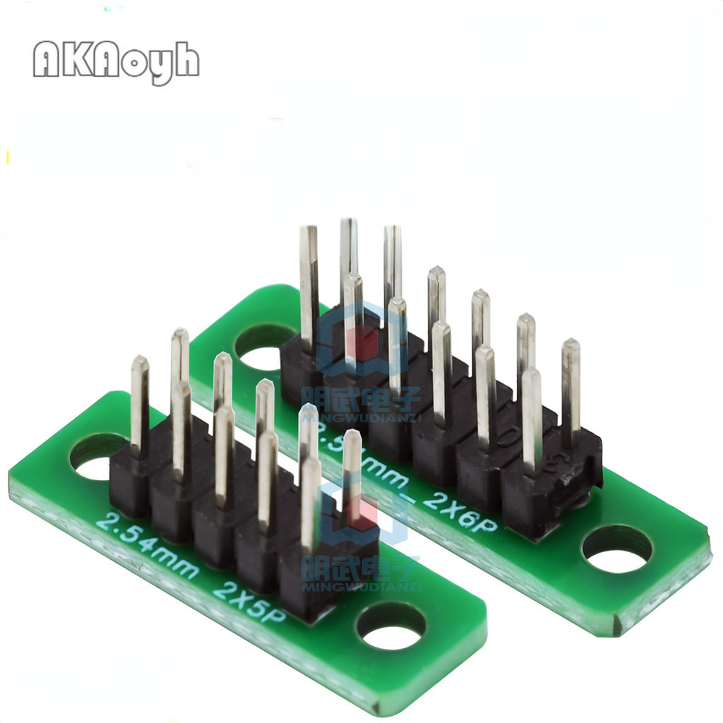 Dupont Connector Pin Header Dupont Pitch 2.54mm Line Adapter Board 2 แถว 5/6p Pin Split Line Pin Header Board
